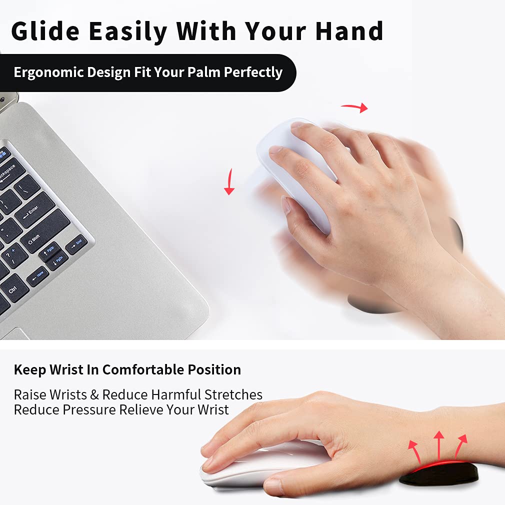 Ergonomic Gliding Mouse Wrist Rest - Carpal Tunnel Relief & Joint Support