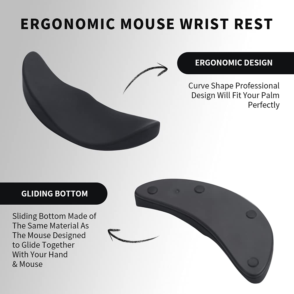 Ergonomic Gliding Mouse Wrist Rest - Carpal Tunnel Relief & Joint Support