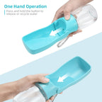 Portable Leak-Proof Dog Water Bottle & Foldable Travel Bowl